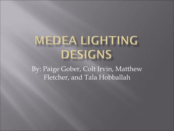 Final Medea Set Design | PPTX