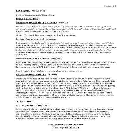Radio Trailer Script | DOCX