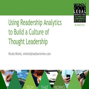 Using Readership Analytics to Build a Culture of Thought Leadership in Your L...
