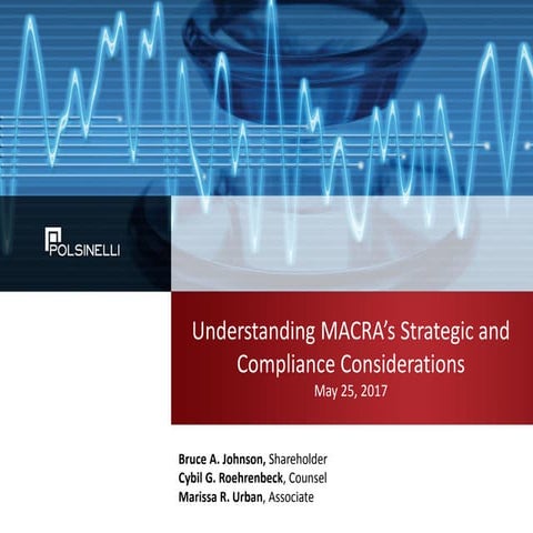 Understanding MACRA's Strategic and Compliance Considerations | PPT