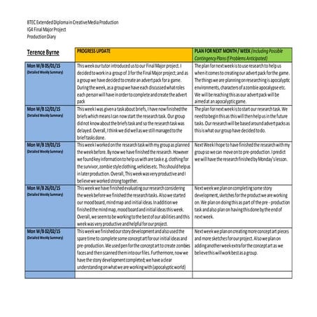 Final Major Project Proposal | DOCX