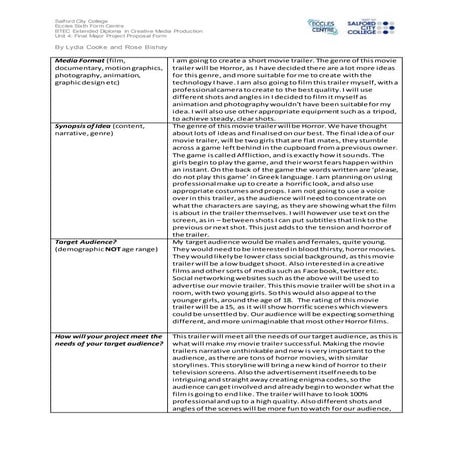 Final major project proposal form | DOCX