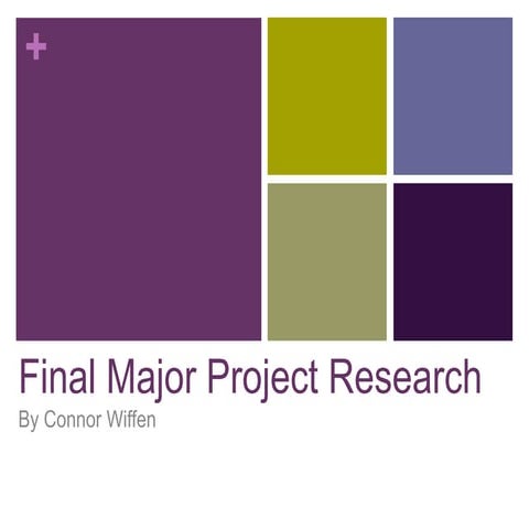 Final major project research