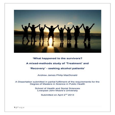 Final mixed methods research dissertation deadline 2nd april 2013