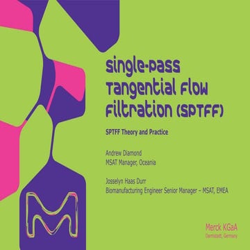 Single-Pass Tangential Flow Filtration (SPTFF) Theory and Practice