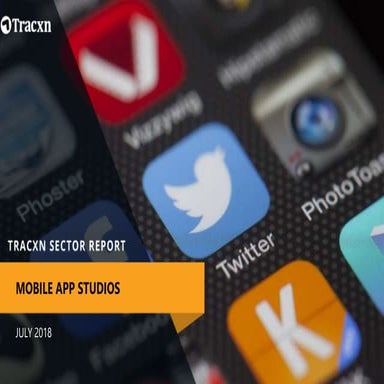 Tracxn - Mobile App Studios Startup Landscape