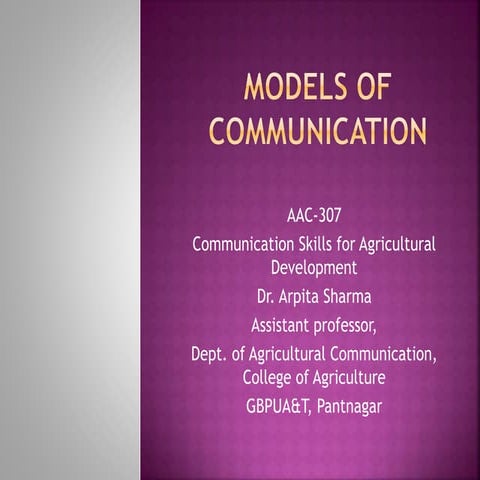 Communication Models