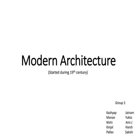 final modernism