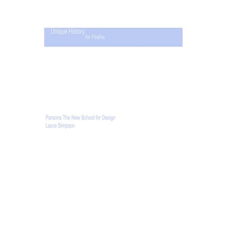 Final Mozilla Unique History