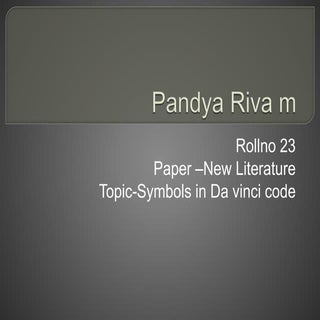 Symbols in Da Vinci Code