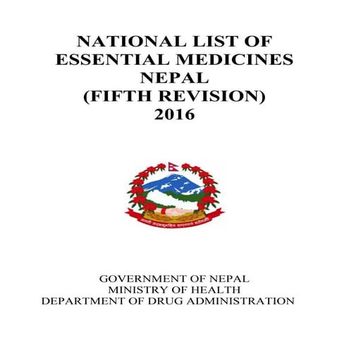 National List of Essential Medicines 2016