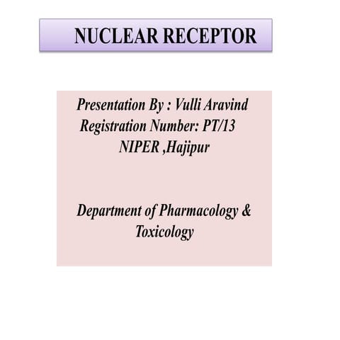 Final nuclear receptor