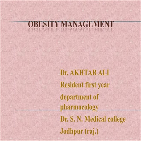  obesity management