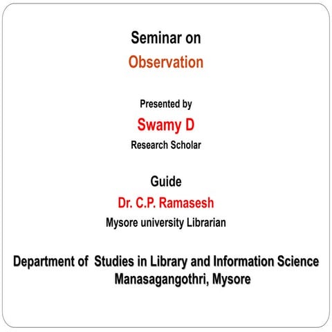 Final observation ppt2