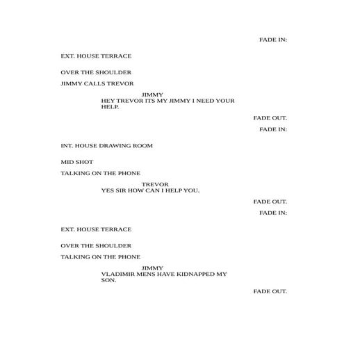 Final omer screen play