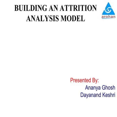 A PROJECT WORK FOR FINDING ATTRITION LEVEL IN MICROFINANCE INDIUSTRY 