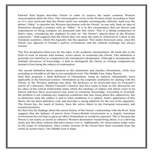 Final orientalism huma