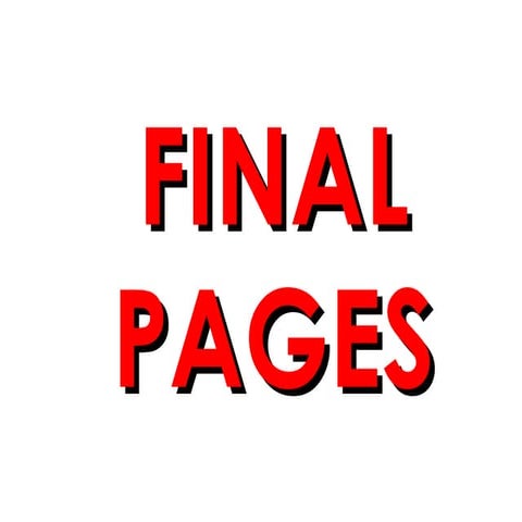 Final pages