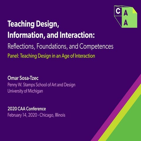 Teaching Design, Information, and Interaction: Reflections, Foundations, and ...