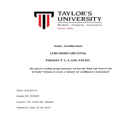 Asian Architecture Final Paper