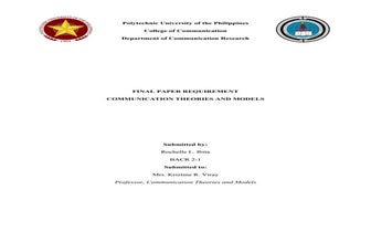 Final Paper - Quitoriano, Antonio Lloyd R. | PDF