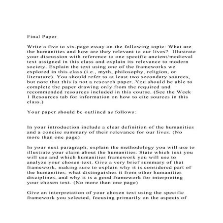 Final PaperWrite a five to six-page essay on the following t.docx