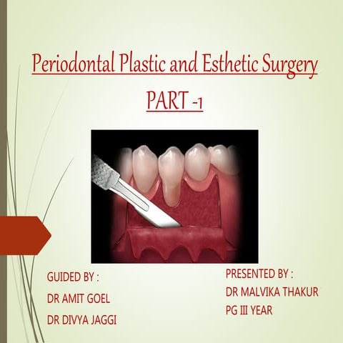 Part 1 Mucogingival Surgery