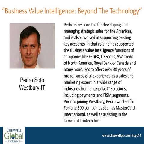 Business Value Intelligence: Beyond the Technology