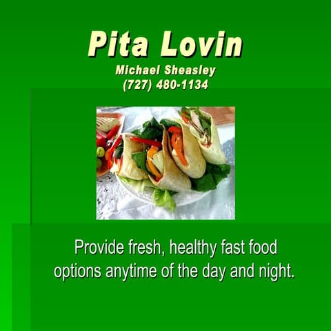 Final pita lovin business plan