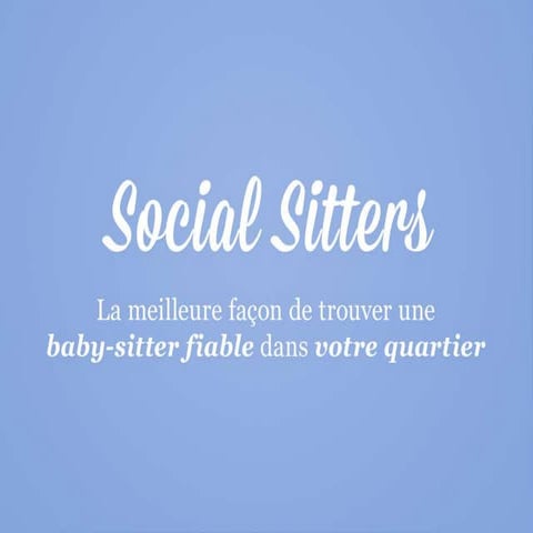 Social Sitters Final Pitch