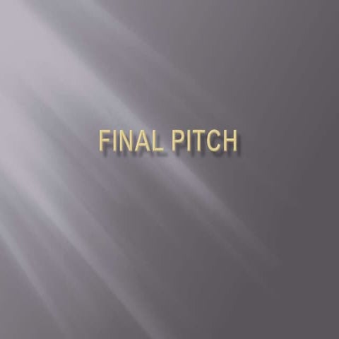 Final pitch a2