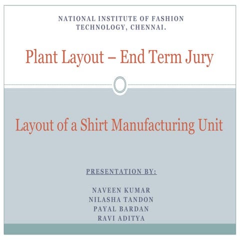 Final plant layout | PPTX