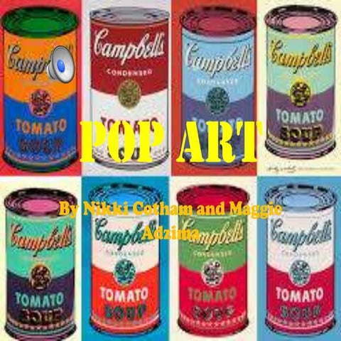 Final pop art prestation with audio