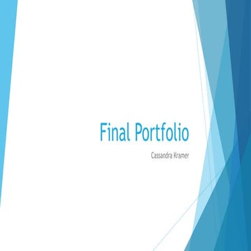 Final Portfolio | PDF