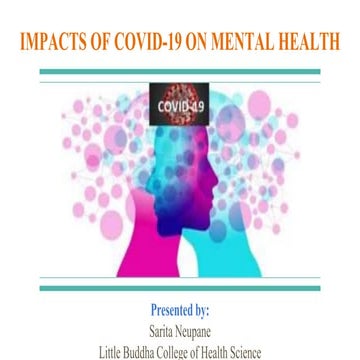 The impact of COVID-19 on Mental Health | PPTX