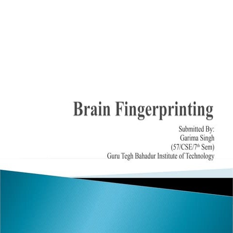 Brain Finger Printing