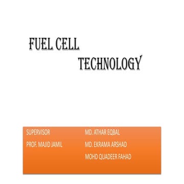 fuel cell technology