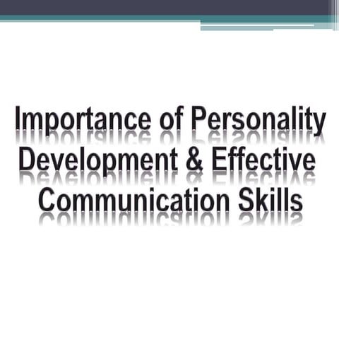 Importance of Communication Skills