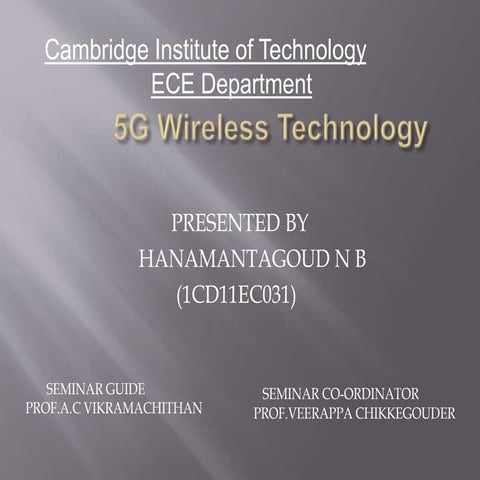 5G wireless technology ppt