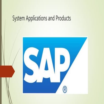 SAP Basic Introduction | PPT