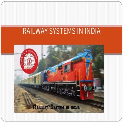 Railway System in Indiapptx