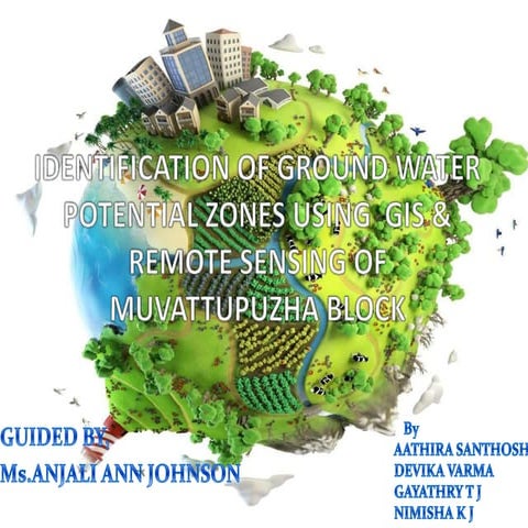 identification of ground water potential zones using gis and remote sensing