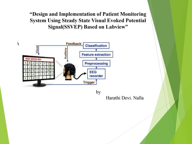BCI FOR PARALYSES PATIENT CONVERTING AUDIO TO VIDEO