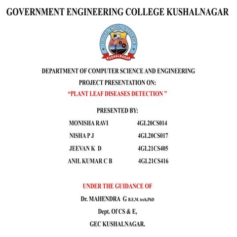 plant leaf desease detection using machine learning