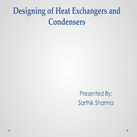 Heat exchanger design based on kerns method.pptx