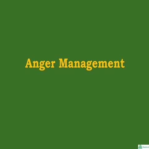 Final ppt   batch-1 anger management