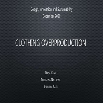 Clothing overproduction - Customization