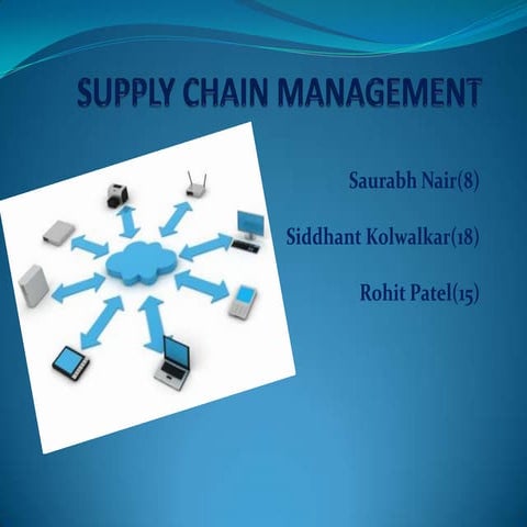 Supply Chain Management.