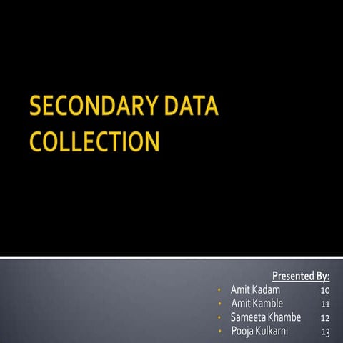 Final ppt sec.data.coll