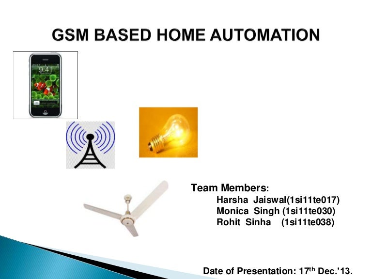 gsm based home automation